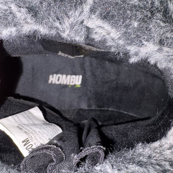 Khombu Iris Winter Snow Boots Womens Size 10 Black Faux Fur Trim Side Zip EUC - Picture 8 of 10